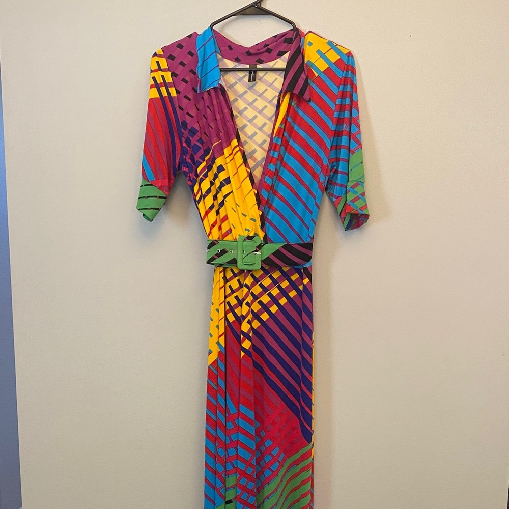 Good Times CA Colorful Geometric Jumpsuit